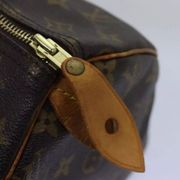 LOUIS VUITTON Monogram Speedy 30 Hand Bag M41526 LV Auth 74168 - Picture 14 of 16
